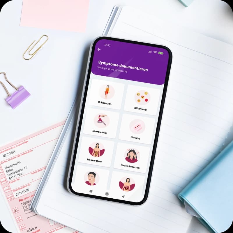 Pia-App: Unterstützung bei Dysmenorrhoe