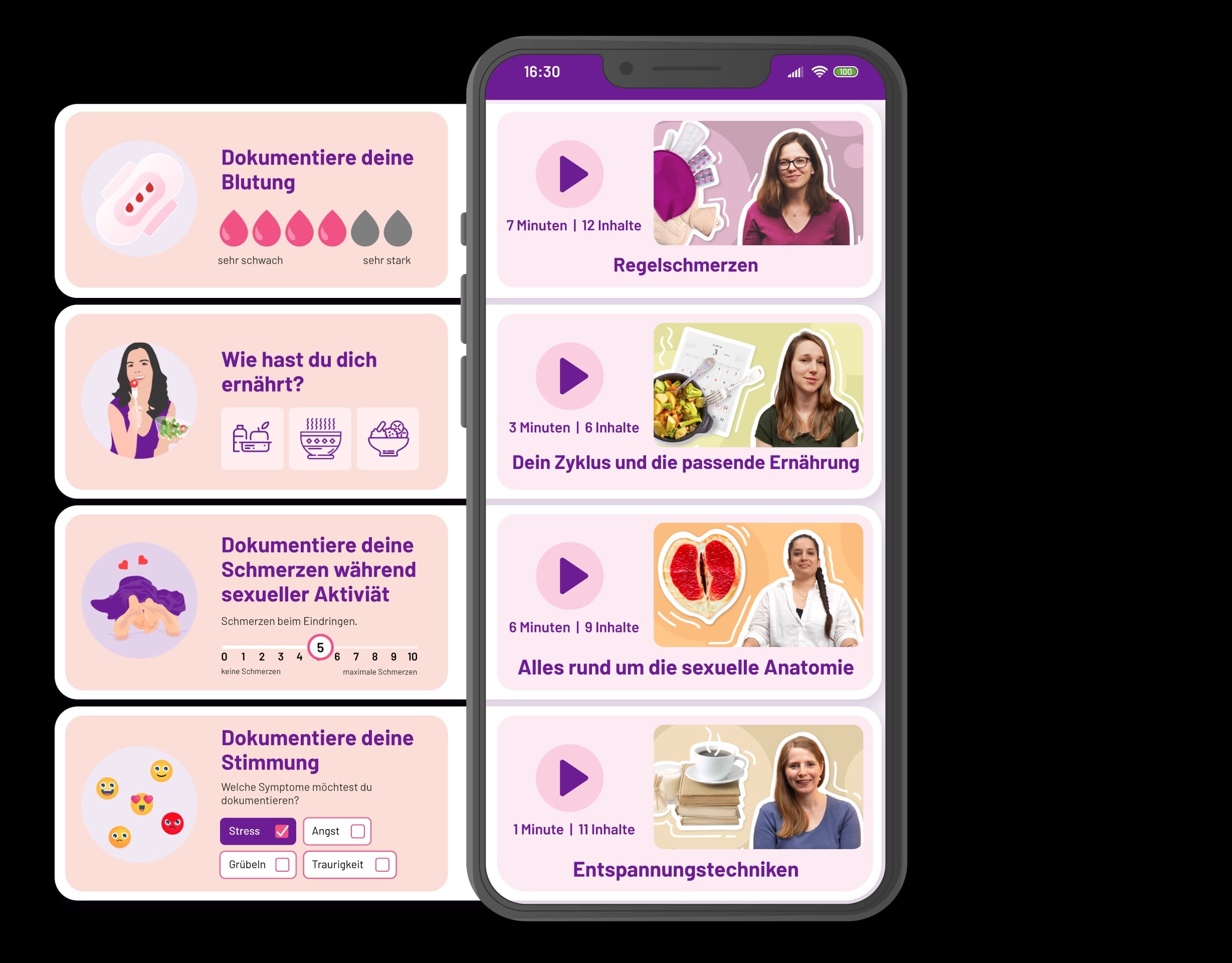 Pia-App: dokumentieren, lernen, üben