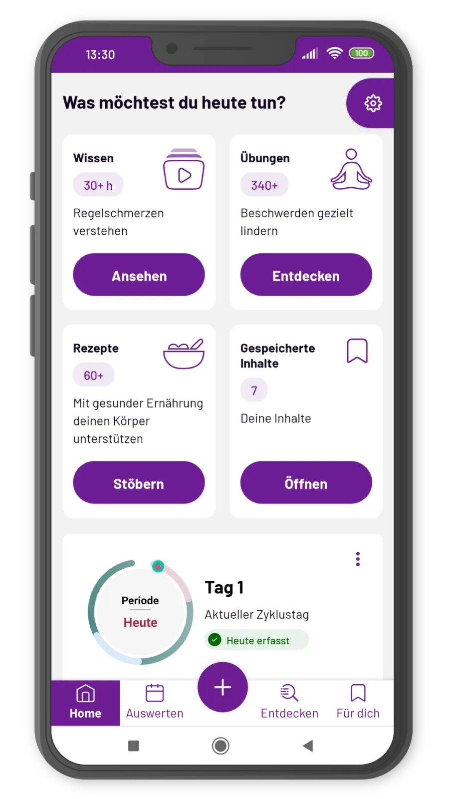 Pia-App: interaktive Übungen