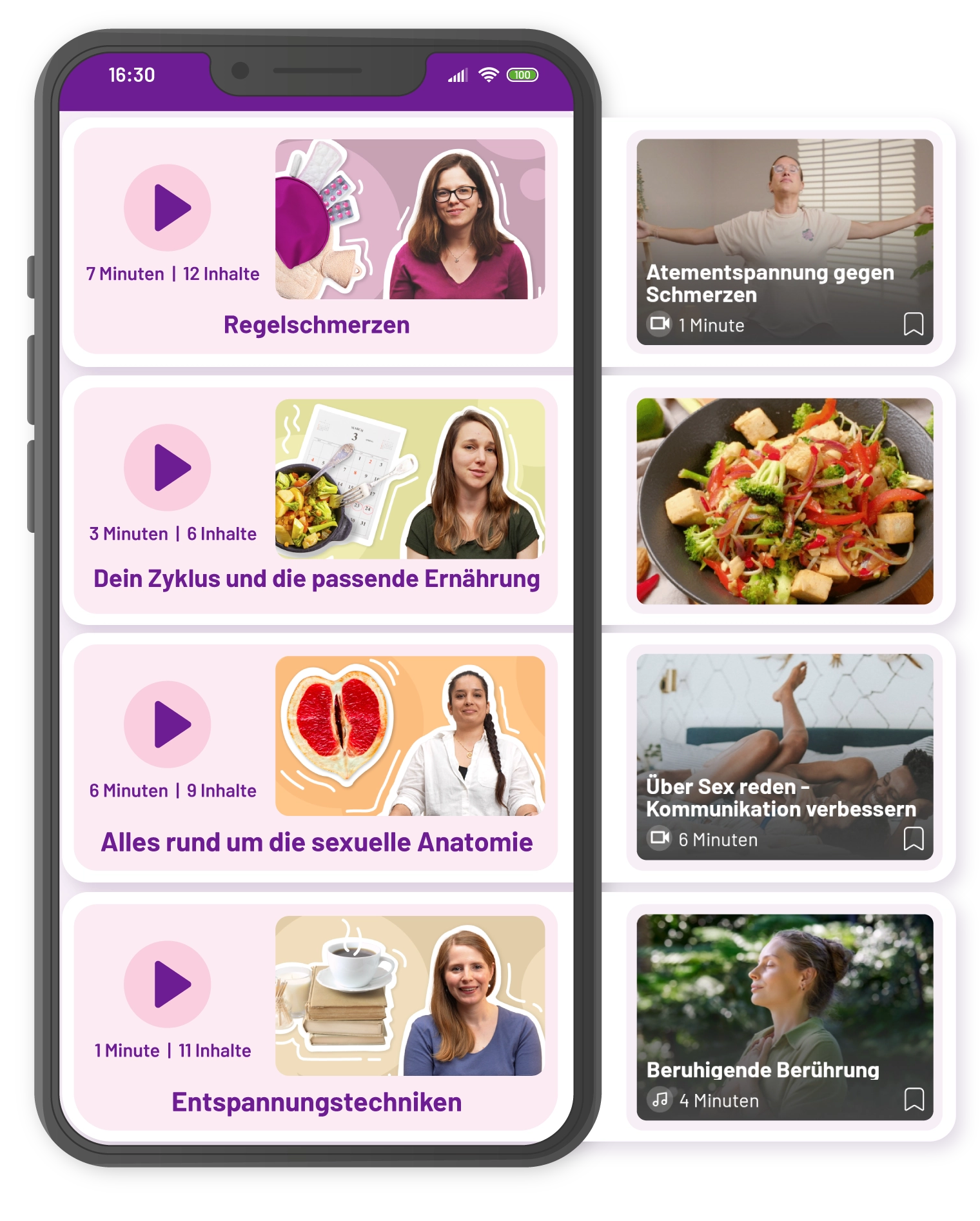 Pia-App bei Regelschmerzen